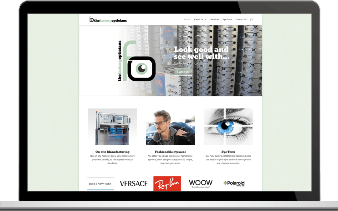 Factory Opticians Launch New Website