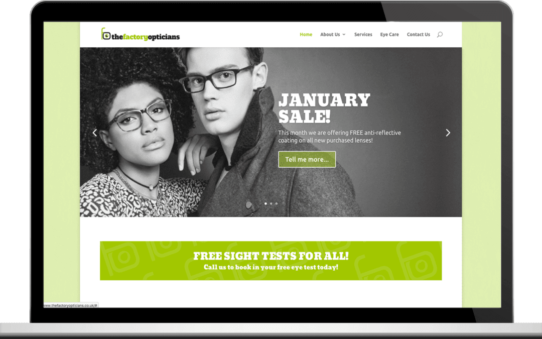 Factory Opticians New Website Launch!